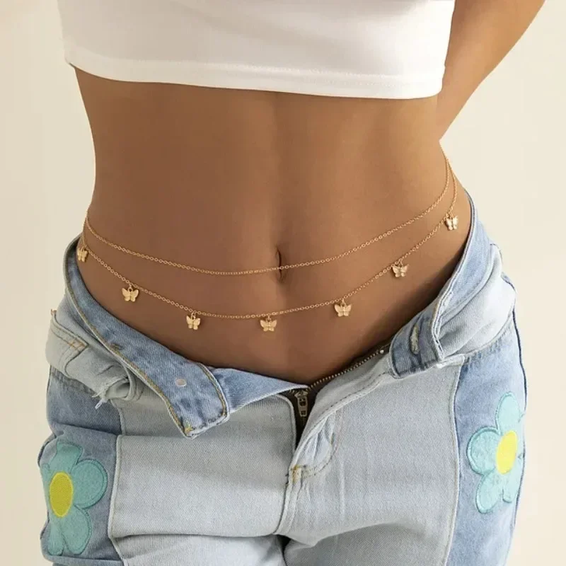 Body Jewelry In Bulk - 여성을위한 새로운 매력 섹시한 더블 레이어