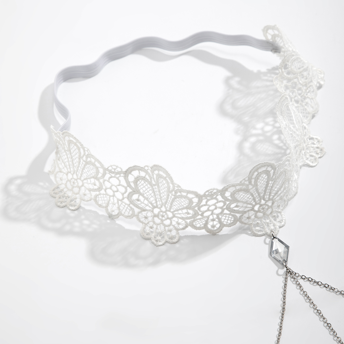 IngeSight Z 고딕 화이트 레이스 허벅지 체인, - Body Chain Jewelry 리뷰 및 가격
