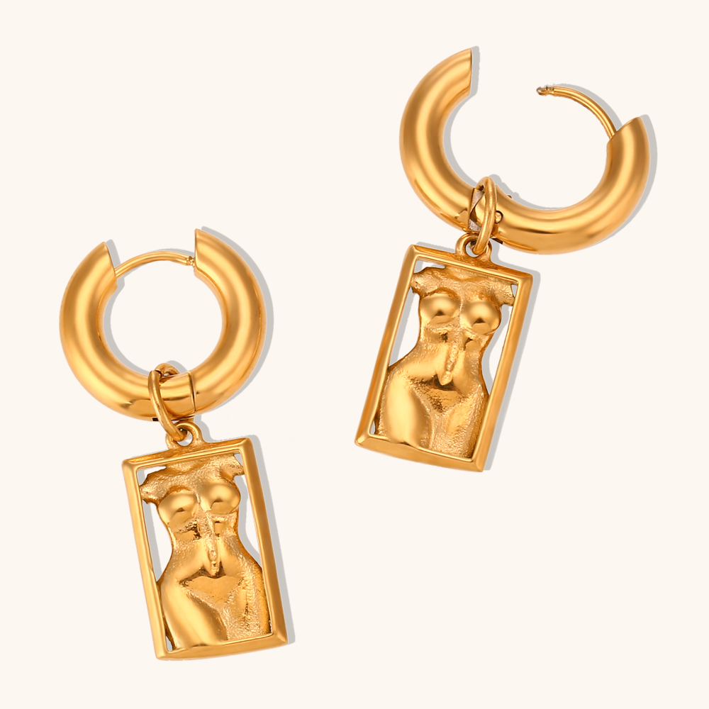 La.Muses 바디 아트 직사각형 스테인레스 스틸 여 - Body Jewelry La 리뷰 및 가격