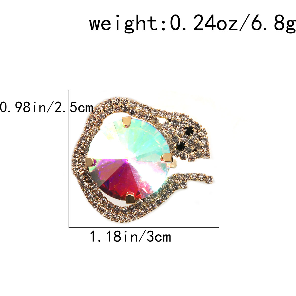 라인스톤 인레이가 있는 패셔너블하고 절묘한 뱀 모양의  - Body Jewelry Rings 리뷰 및 가격
