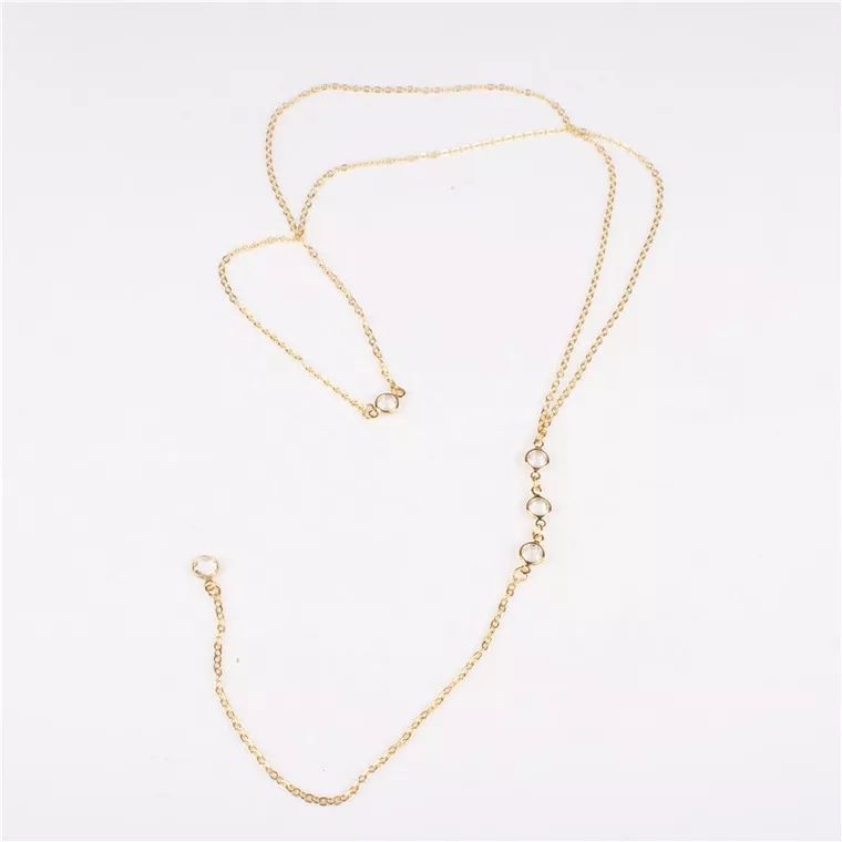 새로운 라인스톤 섹시 여성 백 체인 목걸이 비키니 비치 - Body Chain Jewelry 리뷰 및 가격