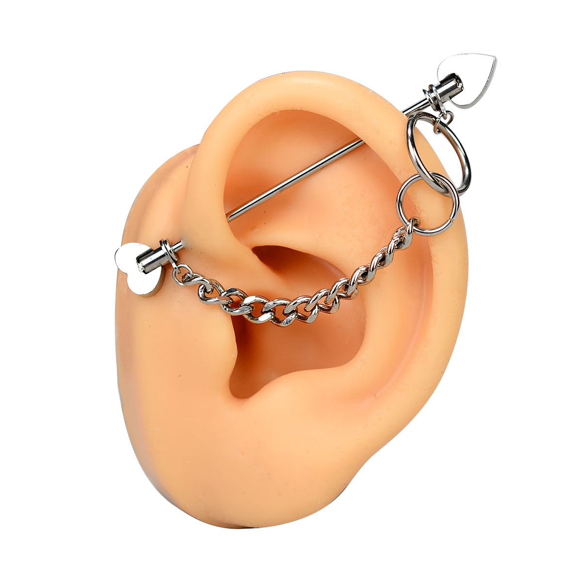 1개 수술용 강철 반짝이는 산업용 피어싱 주얼리 체인  - Body Jewelry Industrial 리뷰 및 가격