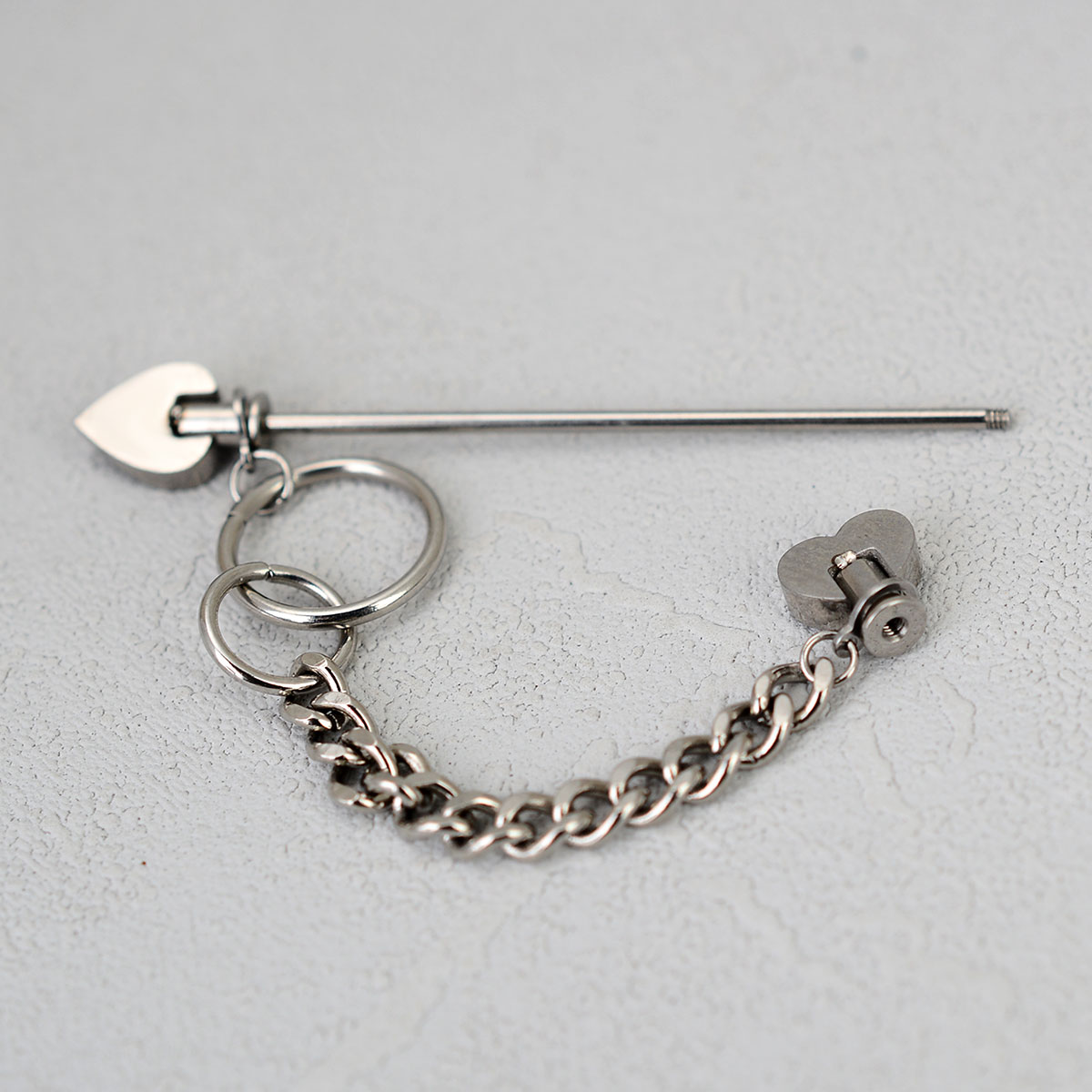 1개 수술용 강철 반짝이는 산업용 피어싱 주얼리 체인  - Body Jewelry Industrial 리뷰 및 가격