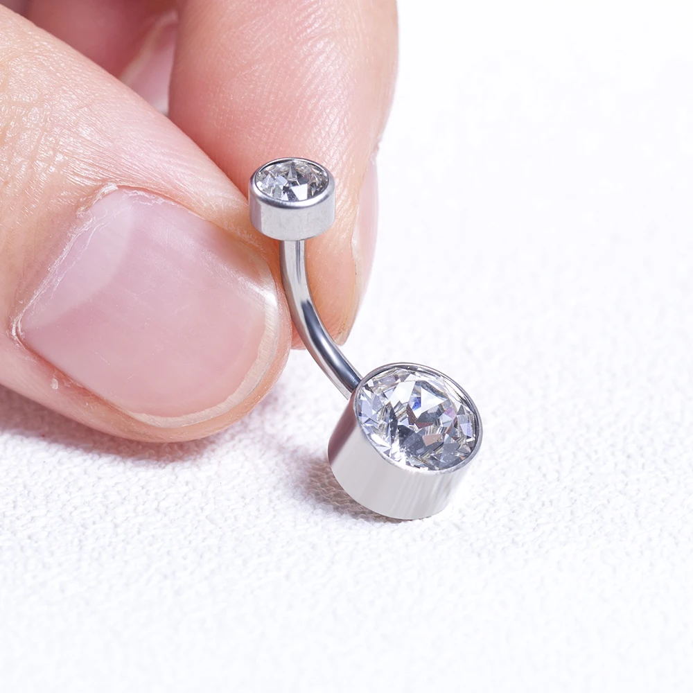 5/10Pcs 티타늄 배꼽 링 14G 6mm 8mm 1 - Belly Bar Titanium 리뷰 및 가격