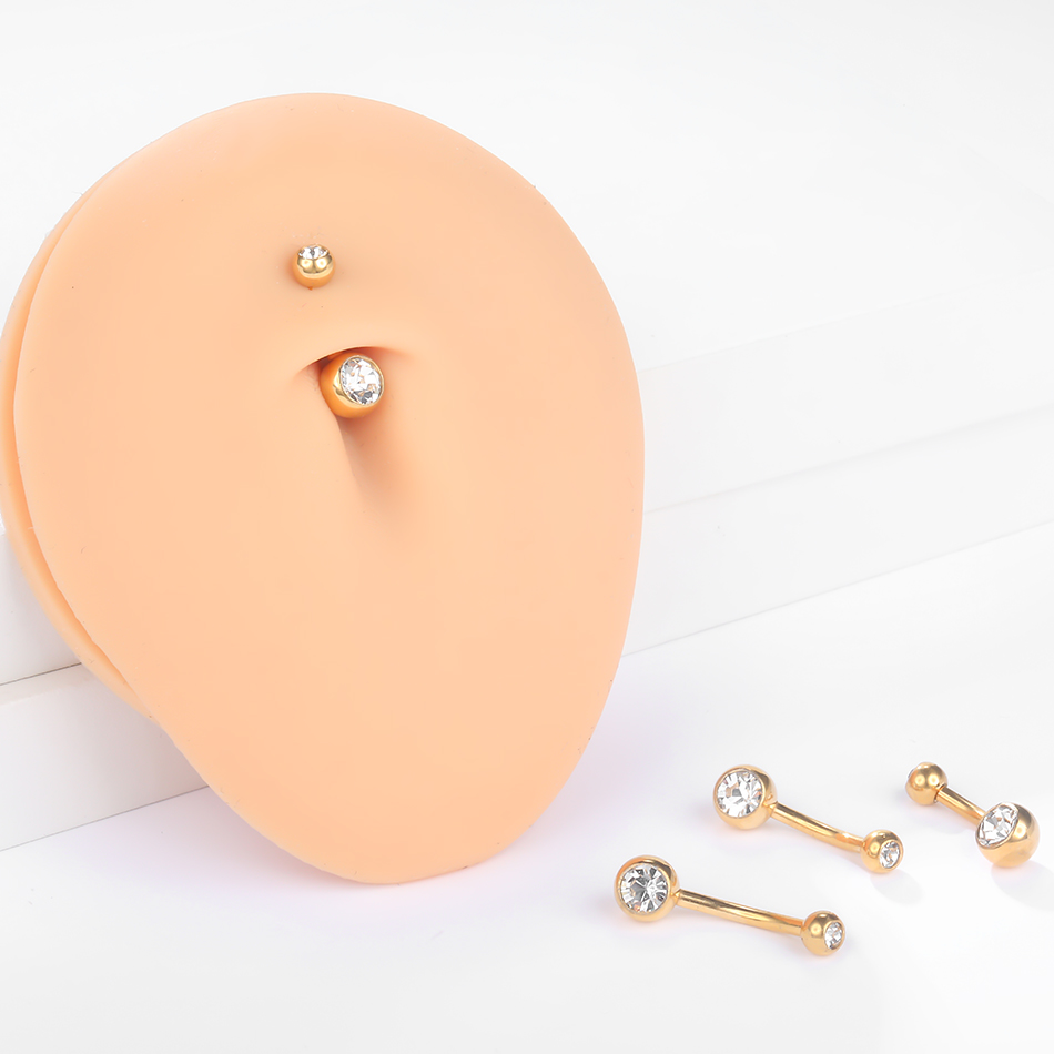 1Pc G23 티타늄 배꼽 링 외부 스레드 14G 배꼽 - Belly Bar Titanium 리뷰 및 가격