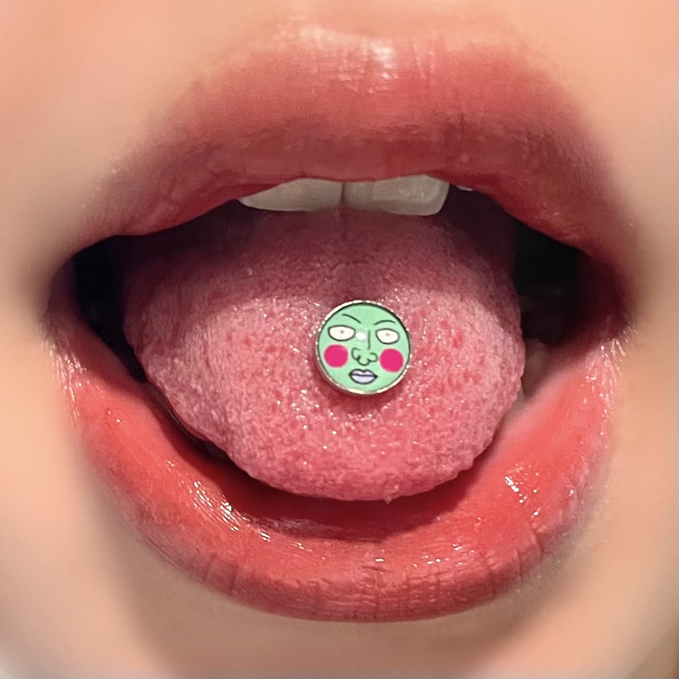 남성용 수술 스틸 혀 피어싱 쥬얼리, 14G 혀 링,  - Body Jewelry La 리뷰 및 가격