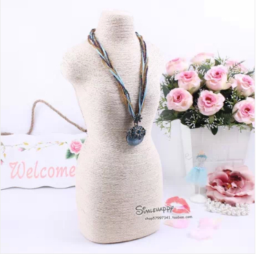유행 백색 보석 흉상 마네킹 펜던트 목걸이 귀걸이 진열 - Body Jewelry Plus 리뷰 및 가격