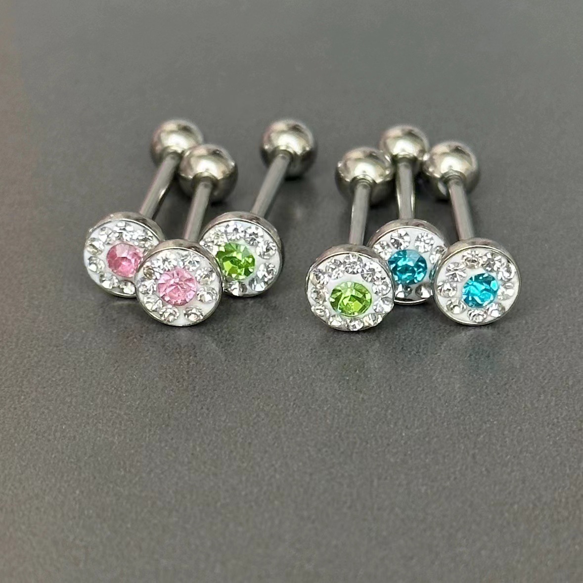 트렌디한 라운드형 점토 피어싱 혀 링, 바벨과 라브렛  - Body Jewelry Plus 리뷰 및 가격