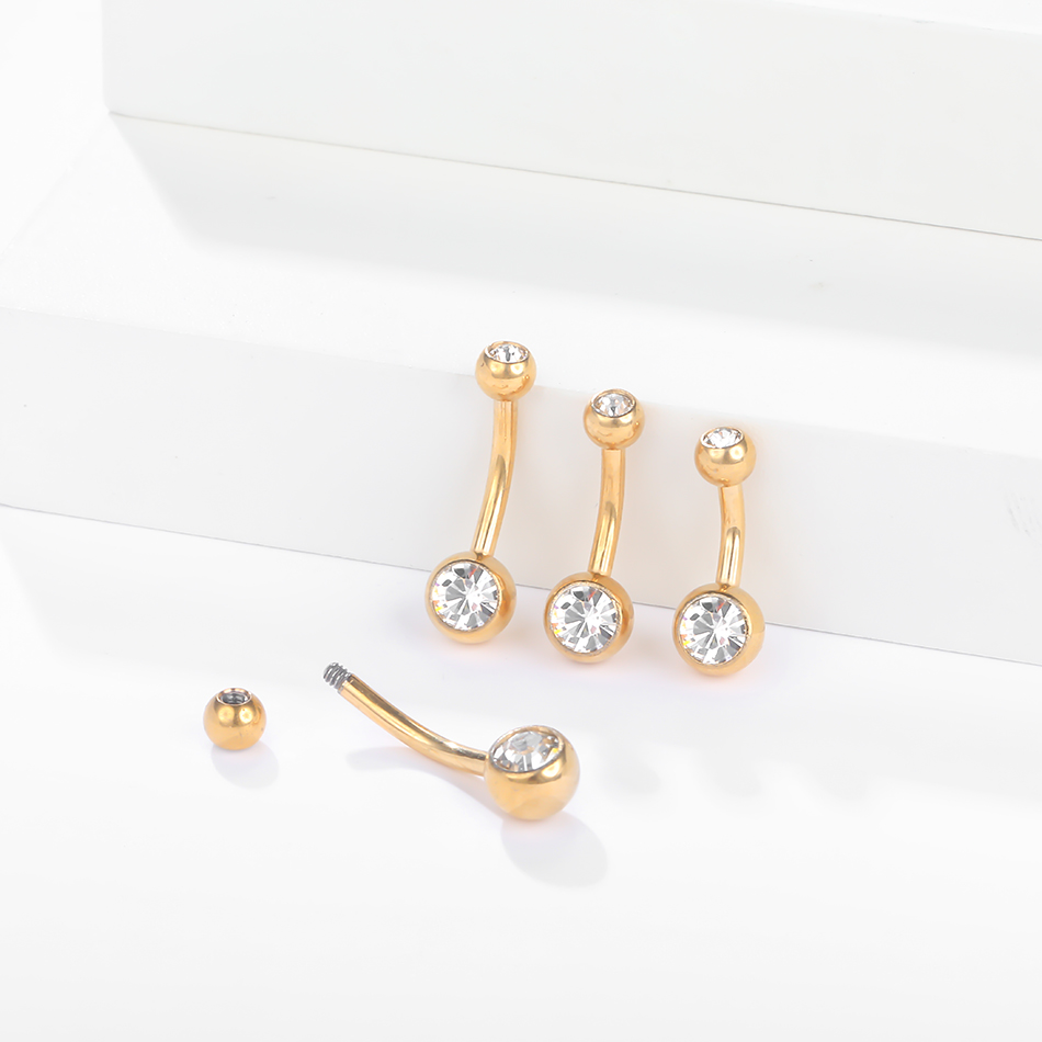 G23 티타늄 배꼽 단추 피어싱 배꼽 귀걸이, 고스 크 - Belly Bar Titanium 리뷰 및 가격