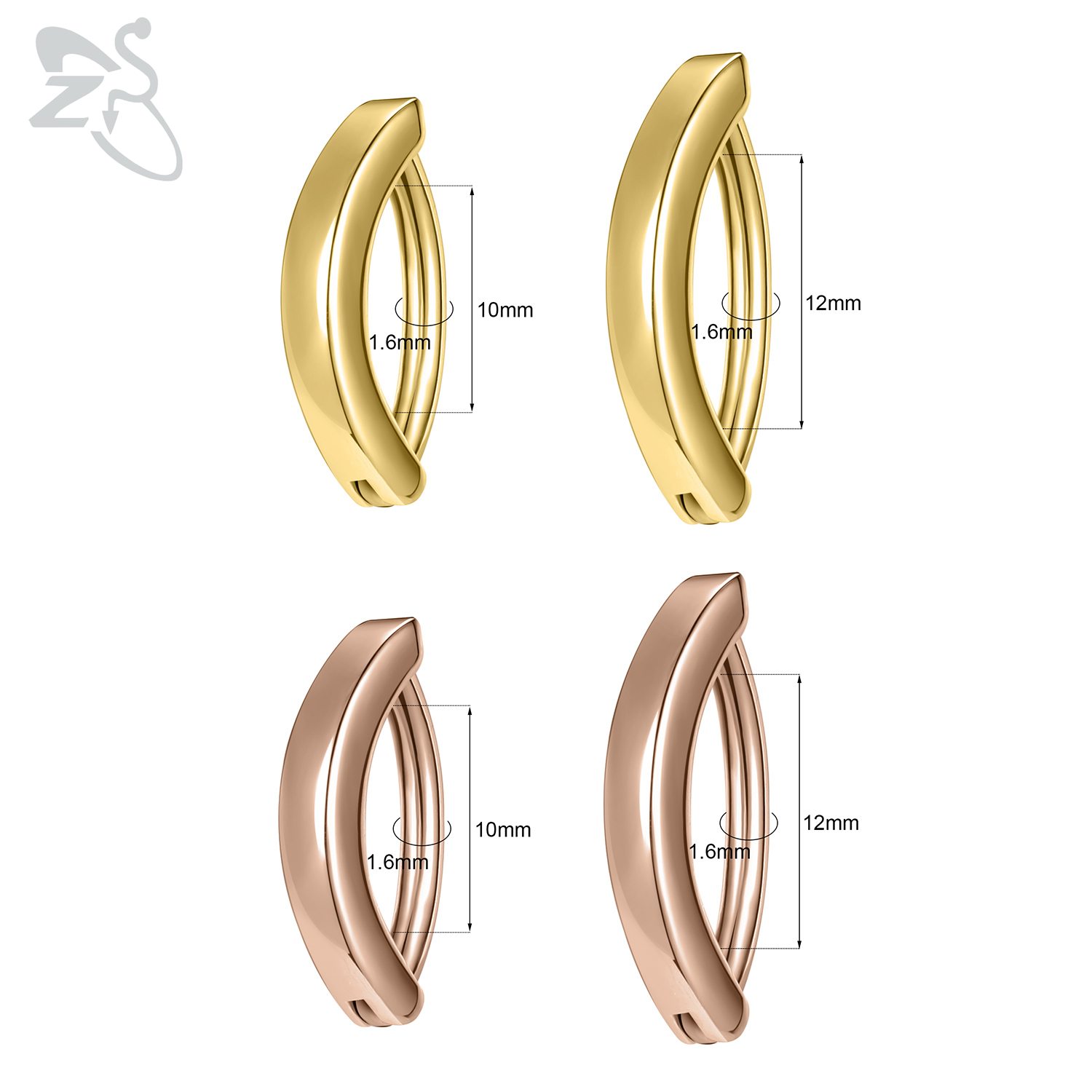 ZS 1 PC 골드 컬러 14K 925 실버 배꼽 피어 - Zs Body Jewelry 리뷰 및 가격