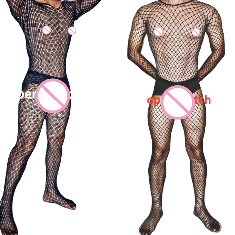 플러스 사이즈 남성 블랙 섹시 란제리 Fishnet 바 - Body Jewelry Plus 리뷰 및 가격