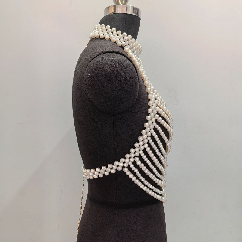 유럽과 미국의 트렌디한 중공업풍 비즈 체스트 체인, 웨 - Body Jewelry Industrial 리뷰 및 가격